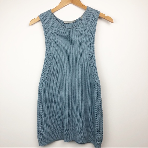 VINCE Waffle Stitch Knit Sleeveless Sweater Tank Size S - Picture 3 of 10